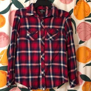 Women’s button up flannel